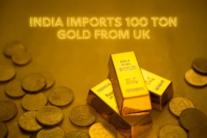 India imports 100 ton gold from UK