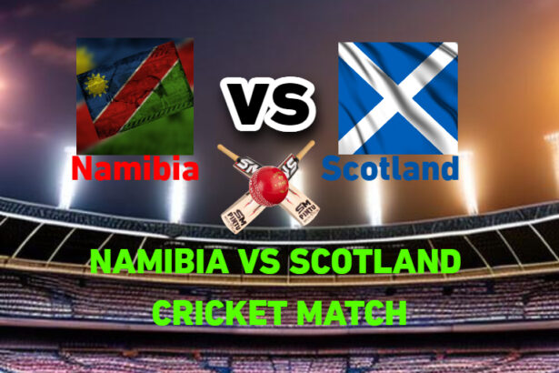 Namibia vs Scotland cricket match