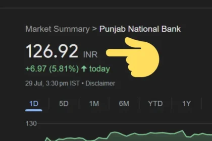 Today PNB Share Price जानिए आज का शेयर मार्किट